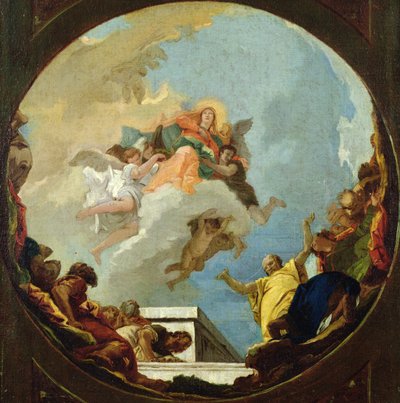 Hemelvaart van de Maagd door Giovanni Battista Tiepolo